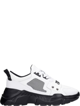 Versace Jeans Couture Sneakers In White Rubber/plasic