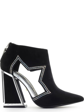 Kat Maconie Black Suède Dusty Ankle Boot