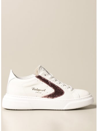 Valsport Shoes Tournament Up Valsport Sneakers In Leather With Glitter Detail