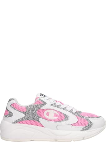 Champion Sneakers In White Synthetic Fibers