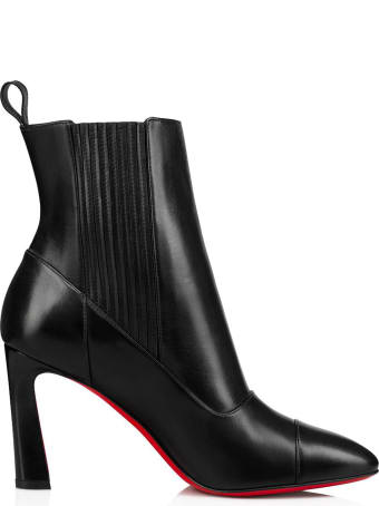 Christian Louboutin Black Leather Me In The 90s Ankle Boots