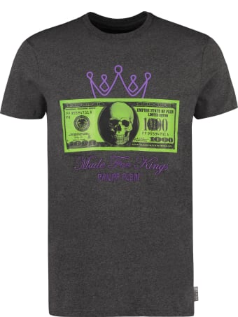 Philipp Plein Printed Cotton T-shirt