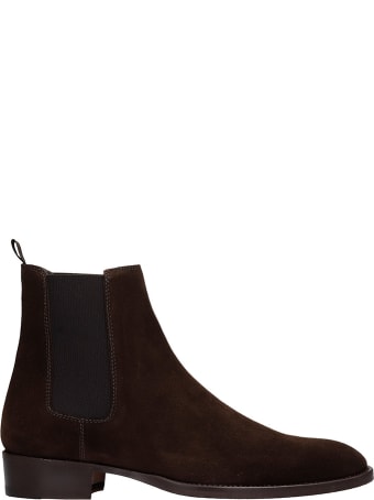 Marc Ellis Ankle Boots In Brown Suede
