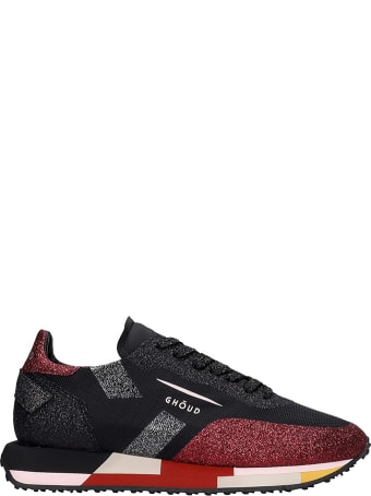 GHOUD Rush Sneakers In Black Synthetic Fibers