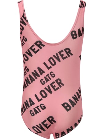 Gardner and the Gang Pink "banana Lover" Swimsuit For Girl