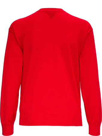 Bottega Veneta Red Merino Wool Sweater