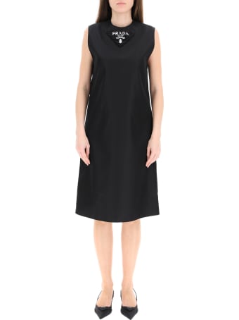 Prada Re-nylon Dress With New Logo