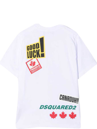 Dsquared2 White T-shirt Teen