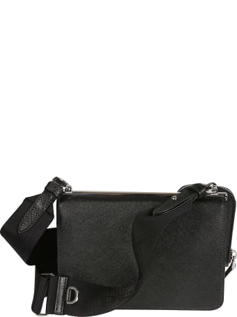 Prada Detachable Strap Triangle Logo Shoulder Bag