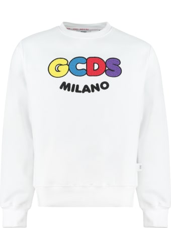GCDS Cotton Crew-neck Sweatshirt