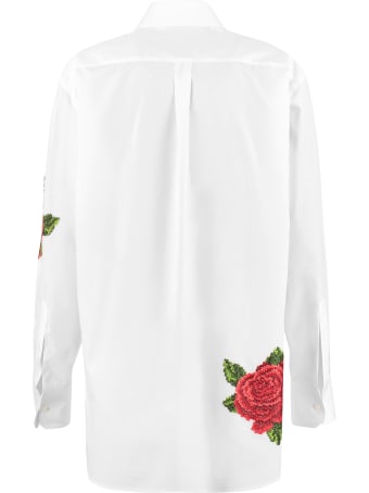 Dolce & Gabbana Embroidered Poplin Shirt