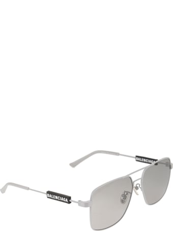 Balenciaga Silver Tag Navigator Woman Sunglasses