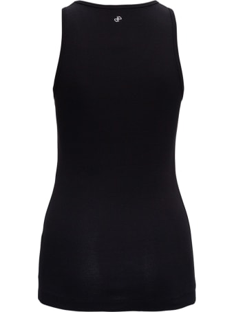 Patou Cotton Tank Top With Logo Print