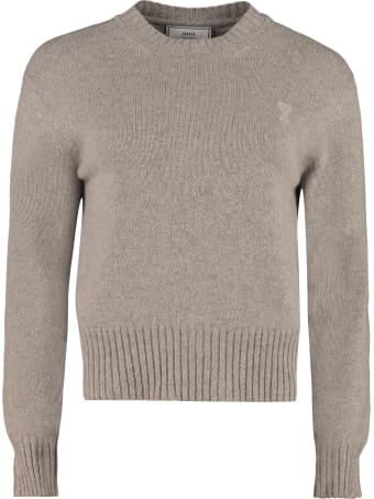 Ami Alexandre Mattiussi Crew-neck Cashmere Sweater