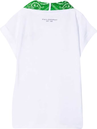 Philosophy di Lorenzo Serafini Kids White T-shirt