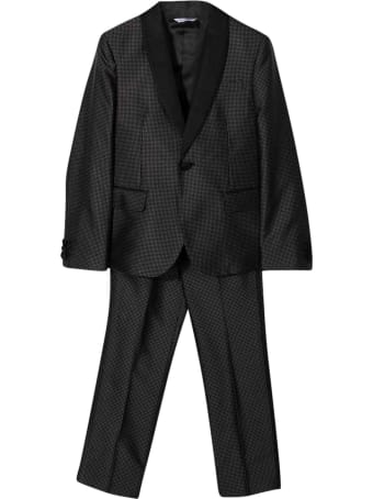 Dolce & Gabbana Two-piece Black Polka Dot Set
