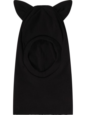 efvva Black Balaclava For Girl With Ears