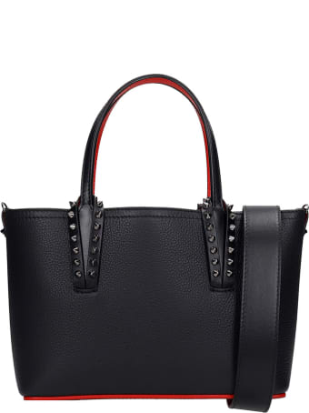 Christian Louboutin Cabata Mini Tote In Black Leather