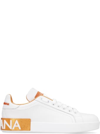 Dolce & Gabbana Portofino Leather Low-top Sneakers