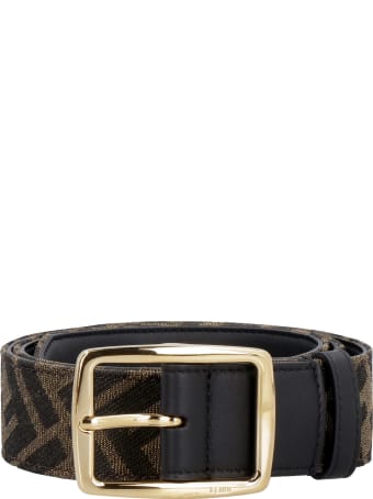 Fendi All-over Logo Canvas Belt