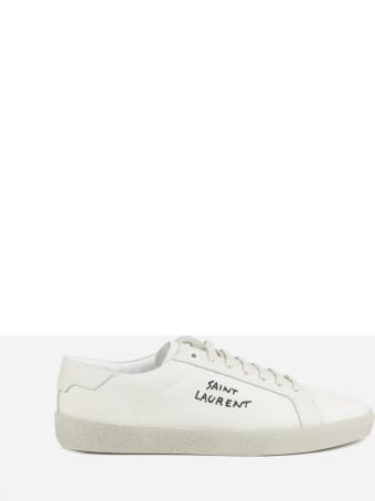 Saint Laurent Court Classic Sl / 06 Sneakers In Cotton