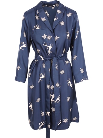 'S Max Mara 'tritone' Silk Dress
