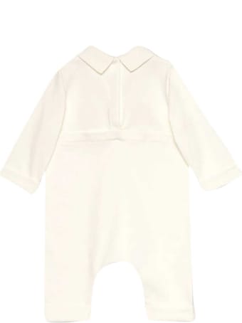 Gucci White Baby Set With Print