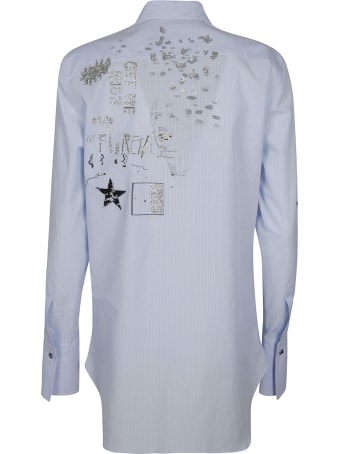 Ermanno Scervino Embellished Stripe Shirt
