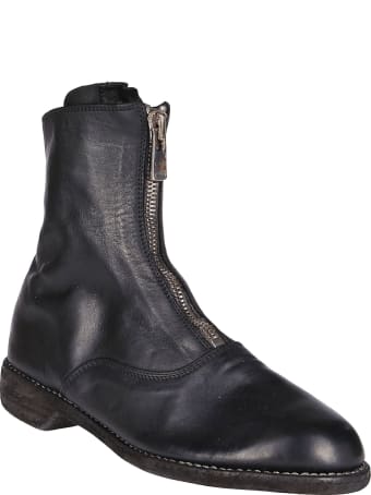 Guidi Black Horse Leather Boots