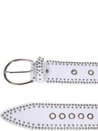 Nanni Belt In White Leather