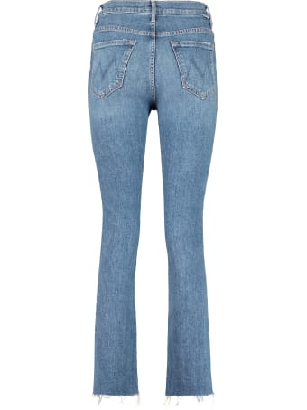 Mother High Waisted Rascal Ankle Snip 5-pocket Jeans