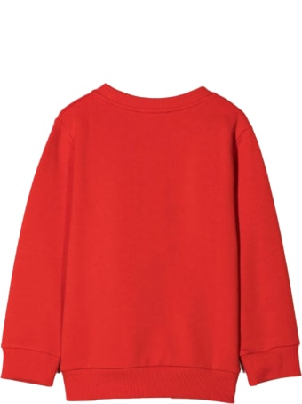 Balmain Red Cotton Sweatshirt