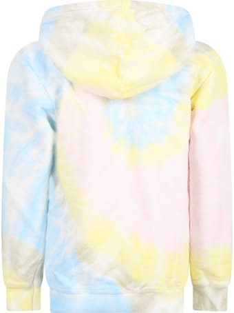 Family First Milano Tie-dye Sweatshirt For Kids With Logo
