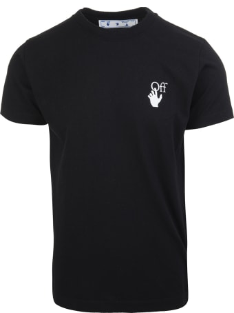 Off-White Man Spray Marker Black T-shirt