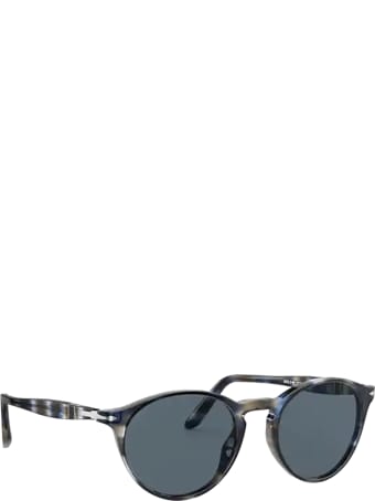 Persol Persol Po3092sm Striped Blue & Grey Sunglasses