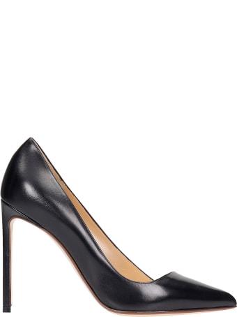 Francesco Russo Pumps In Black Leather