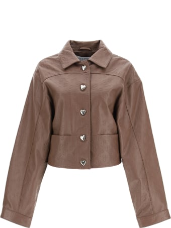 Saks Potts Perla Jacket In Monogram Leather