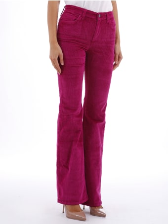 Current/Elliott Trousers Fuchsia Velvet