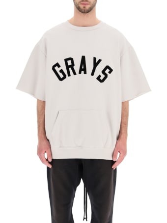 Fear of God Grays Short-sleeved Oversized Sweatshirt