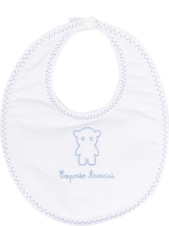 Emporio Armani Bavetta Bianca Con Stampa