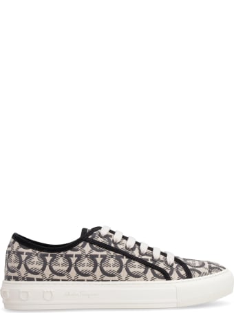 Salvatore Ferragamo Canvas Sneakers