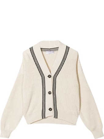 Brunello Cucinelli Ecru Cardigan