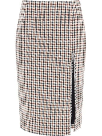 AREA Crystal Skirt With Crystals
