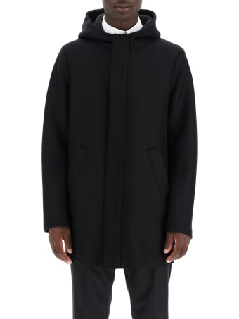 Harris Wharf London Hooded Wool Parka