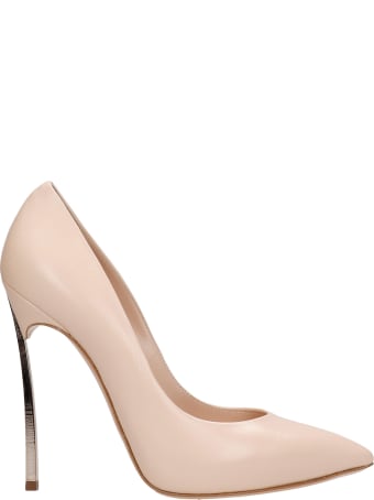 Casadei Pumps In Powder Leather