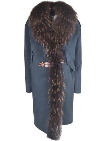 Bazar Deluxe Furry Detail Coat