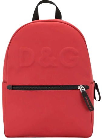 Dolce & Gabbana Red Backpack