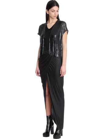 Rick Owens Lilies Skirt In Black Viscose