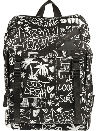 Golden Goose Journey Backpack Printed Nylon Body