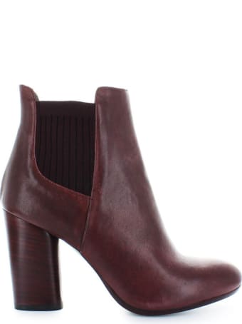 Fiori Francesi Bordeaux Leather Boots